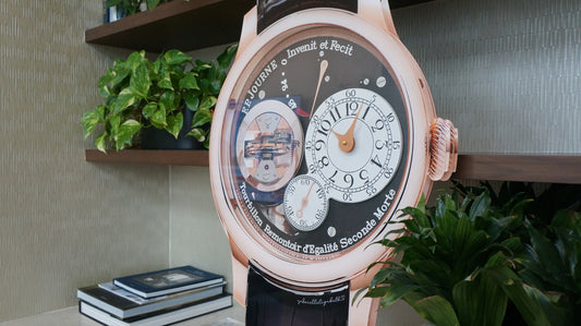 F.P. Journe Tourbillon Rose Gold Black Dial Metal