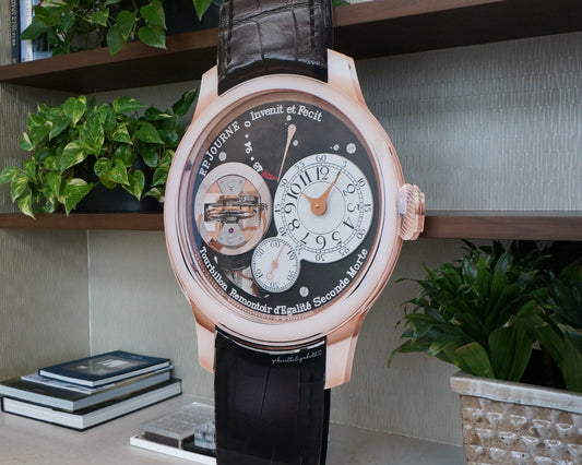 F.P. Journe Tourbillon Rose Gold Black Dial Metal